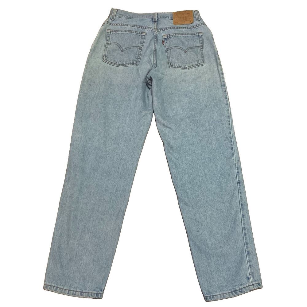 Vintage Levi's 550 Jeans Womens 12 MIS M Blue Relaxed Fit Tapered Leg
